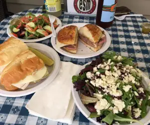 Lunch on the porch!