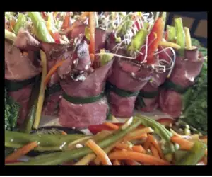 Our Asian Beef Roll-ups!